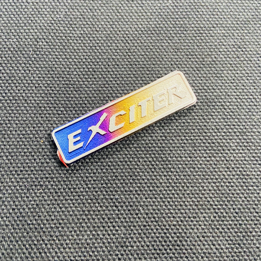 [HCM]TEM DÁN TRANG TRÍ XEDÁN XE TITAN LOGO CHỮ XE EXCITER TITAN 3D (ĐẲNG CẤP DÂN CHƠI XE)