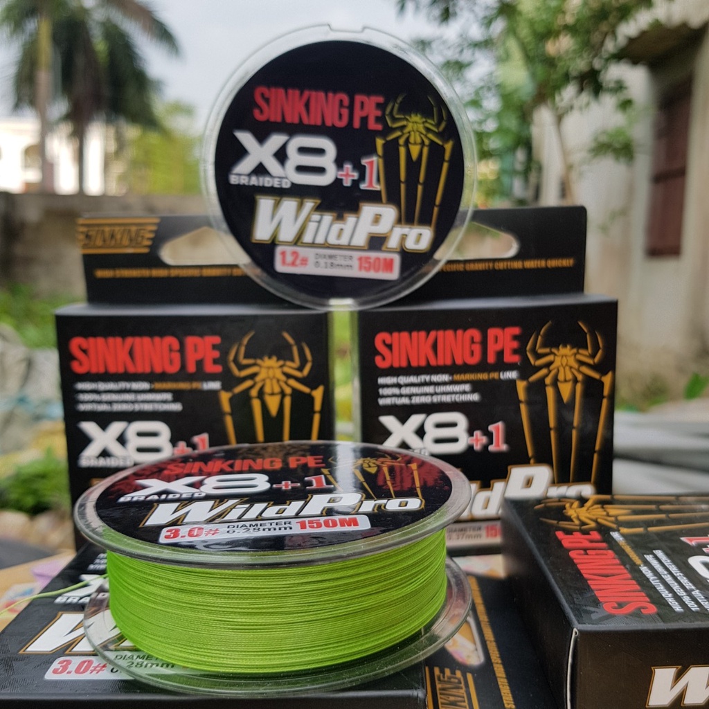 Dù Chìm Câu Lục Dù Chìm Câu Cá WildPro x8+1