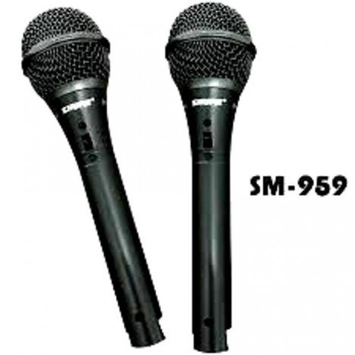 Micro có dây karaoke shure sm-959 full box tặng kèm bao da- dây mic dài 5m bảo hành 6 tháng