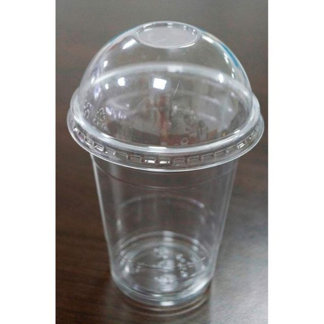 50 cốc nhựa pet nắp vòm 400ml