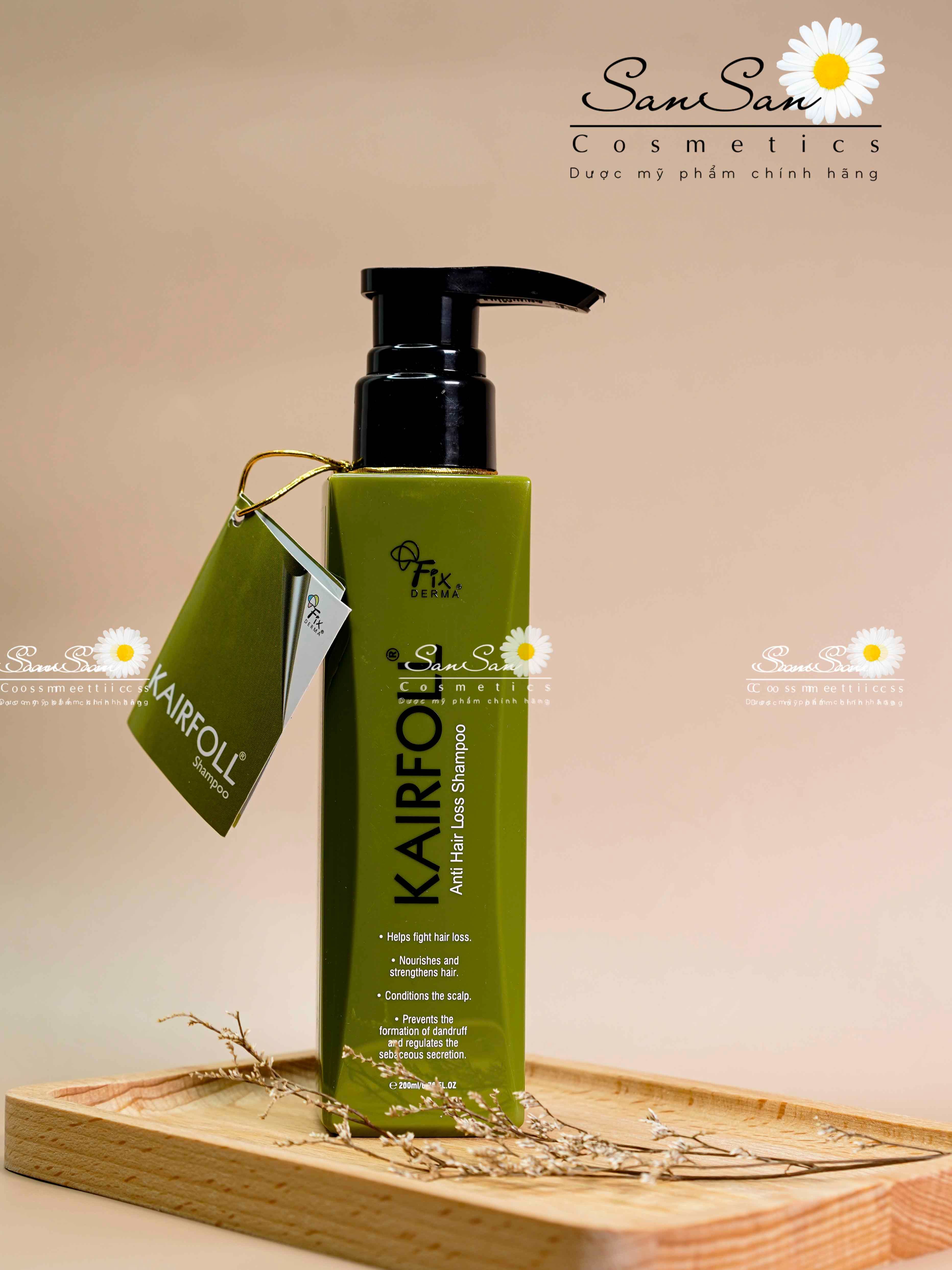 Dầu gội giảm rụng tóc, gàu fixderma kairfoll 200ml