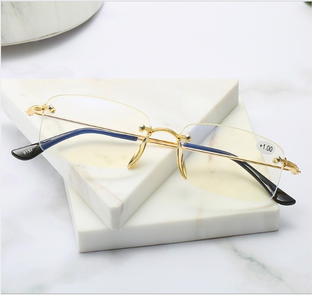 Kính lão thị viễn thị hai tròng nhìn xa và gần trung niên tròng xa 0 độ tròng nhìn gần có độ cực tiện