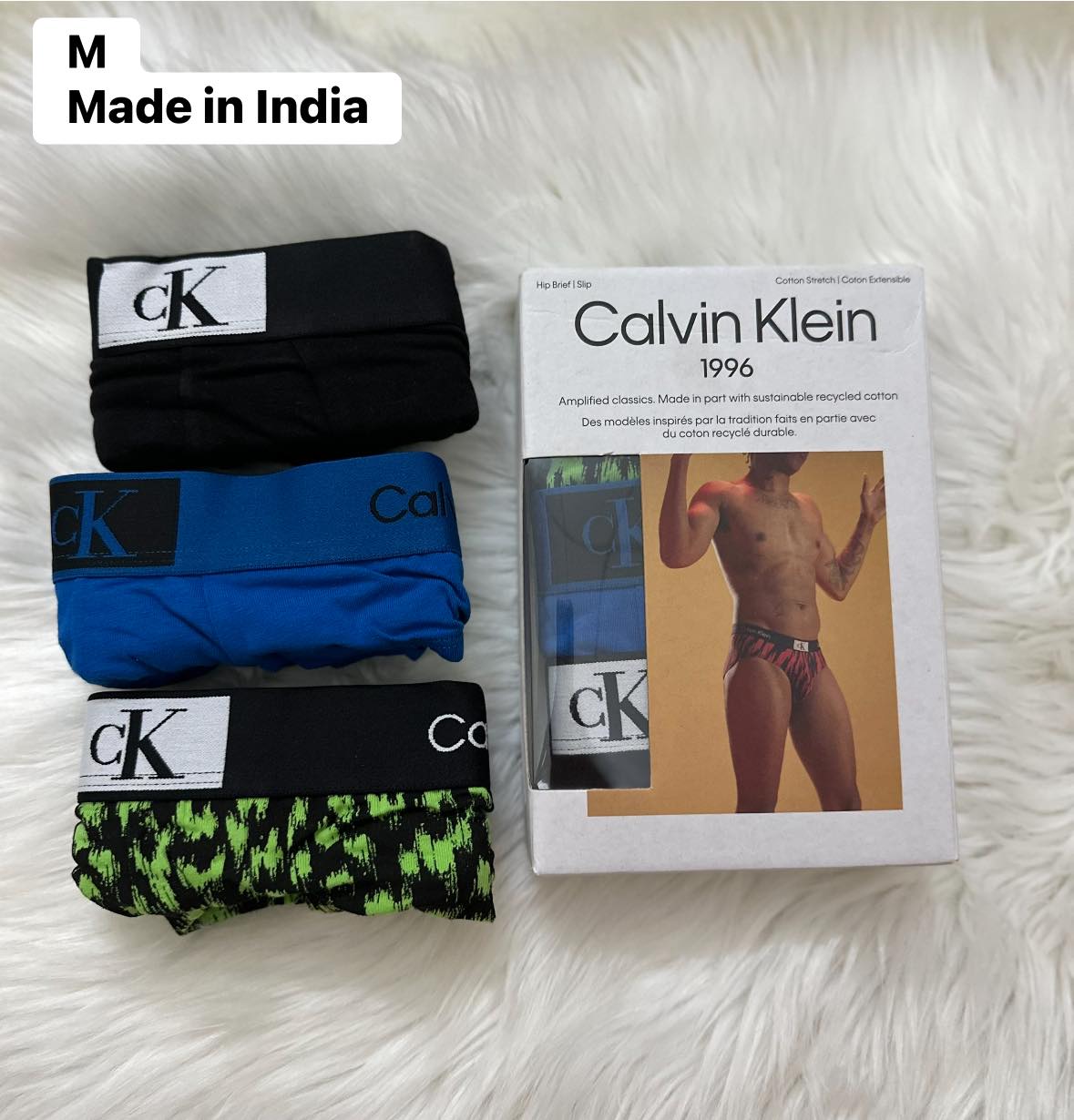 Set 3 Quần lót tam giác nam thiết kế Calvin Klein