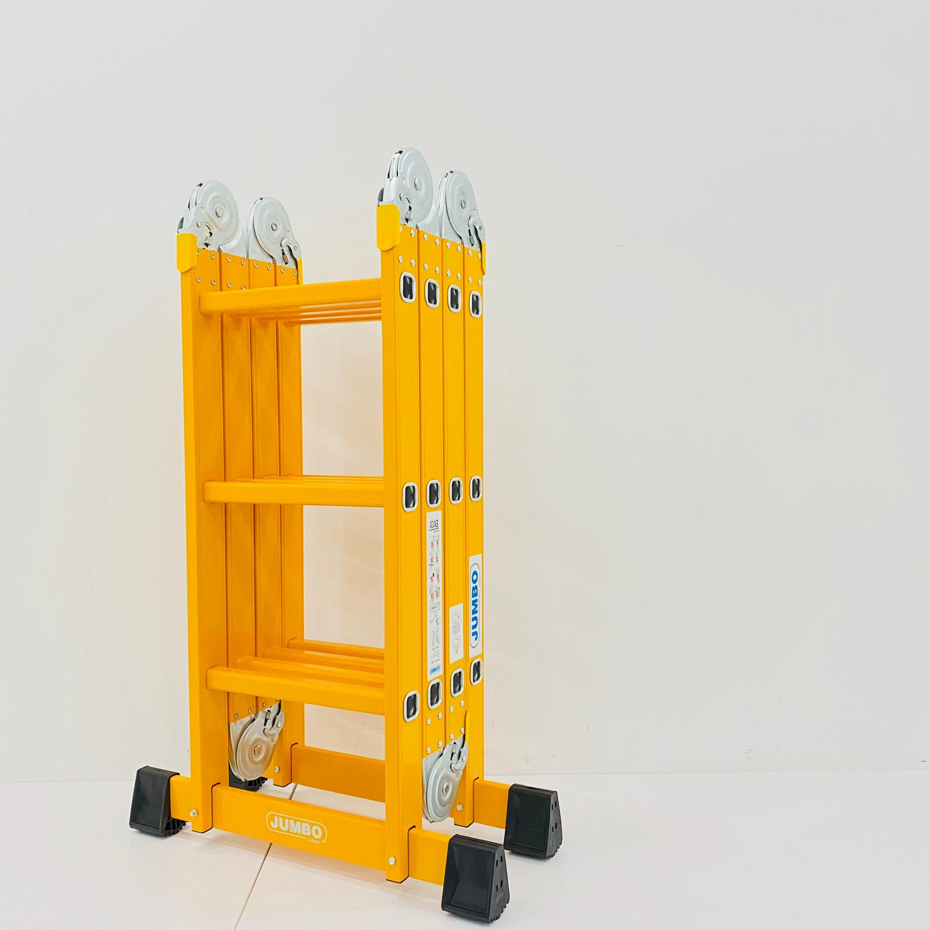 Thang nhôm gấp 4 đoạn jumbo b303