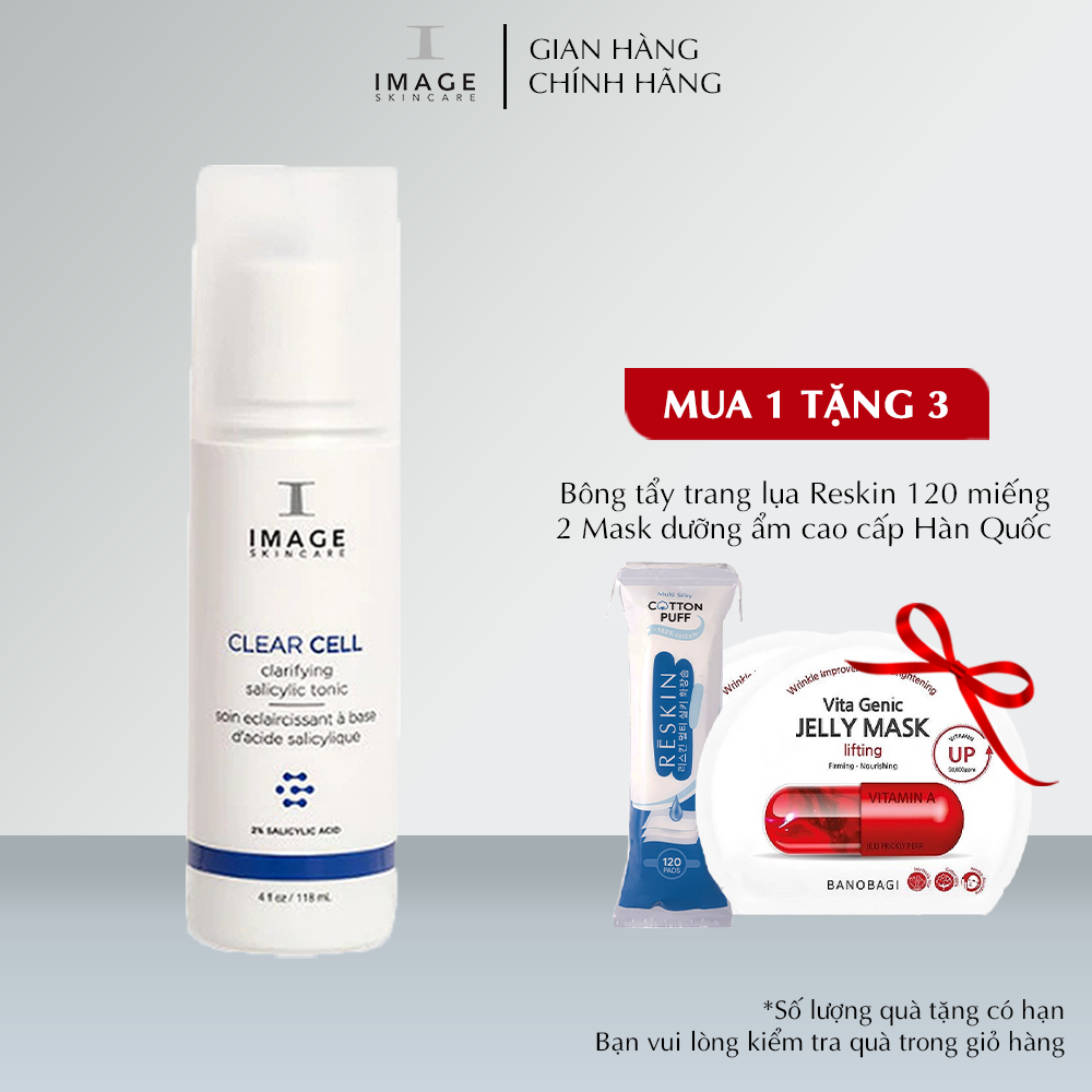 Nước cân bằng dành cho da mụn Image Skincare Clear Cell Salicylic Clarifying Tonic 118ml - Image Skincare Official Store