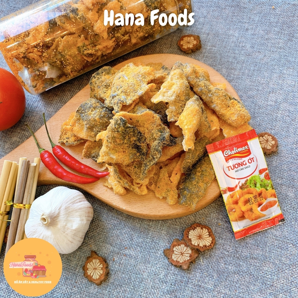 Da cá trứng muối siêu ngon hũ 250g Tiệm Ăn Vặt Hana