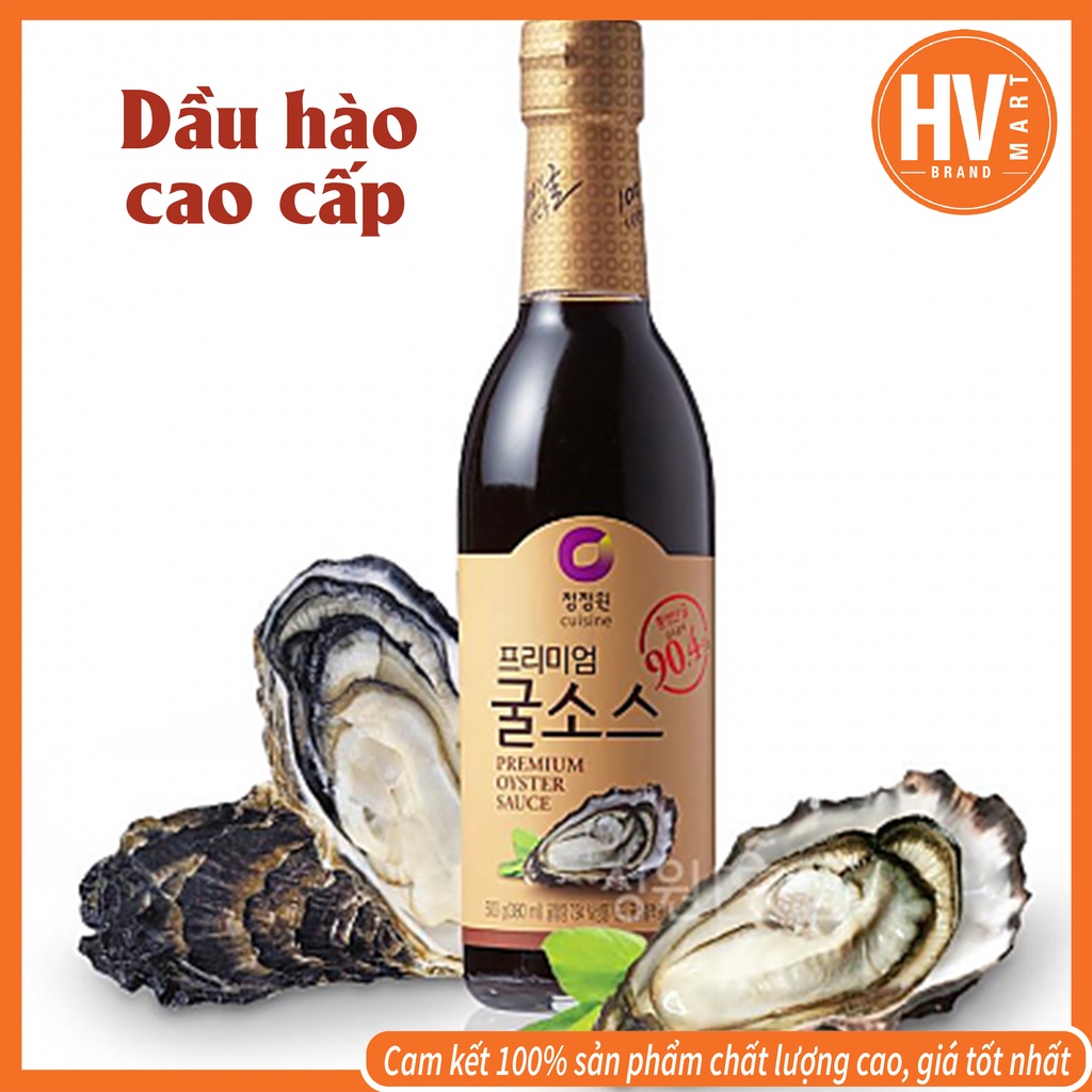 [Siêu Ngon] Dầu Hào Chung Jung One Cao Cấp Hàn Quốc 260g Có Hàm Lượng Hào Tươi Lên Đến 90,4%