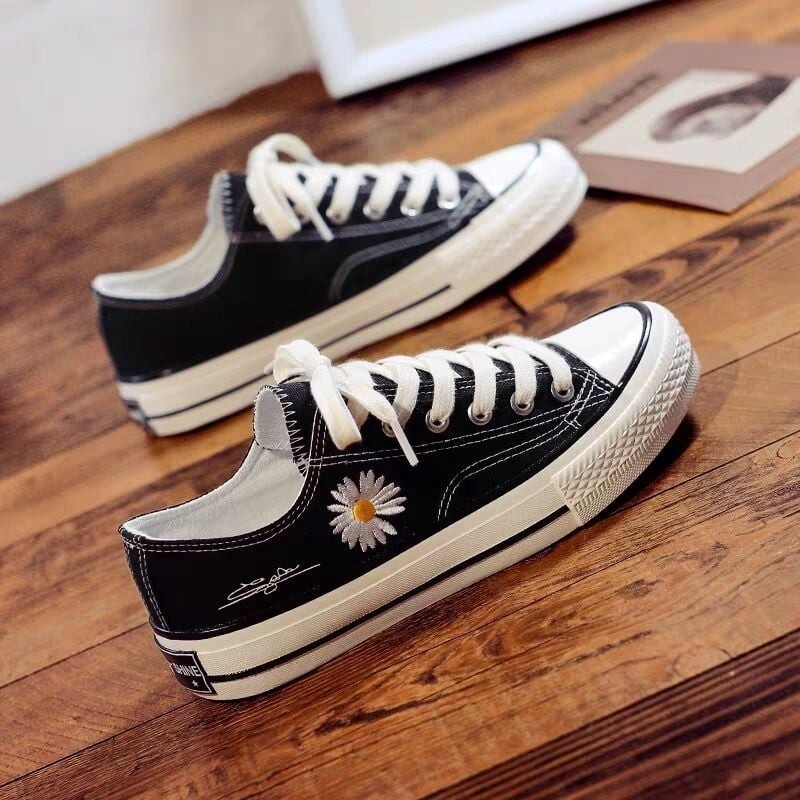 giày thể thao nữ cổ thấp phong cách CV học sinh