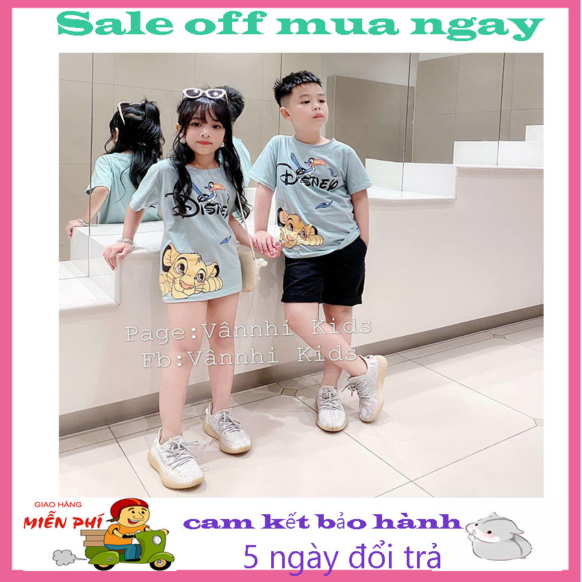 [GIÁ KHUYẾN MÃI] SIÊU PHẨM ÁO CỘC TAY TRẺ EM MÙA HÈ CẶP ANH EM BÉ TRAI, BÉ GÁI - CHẤT VẢI COTTON MỀM MỊN HỌA TIẾT DỄ THƯƠNG - CỰC PHẨM MÙA HÈ MÁT LẠNH SANG CHẢNH