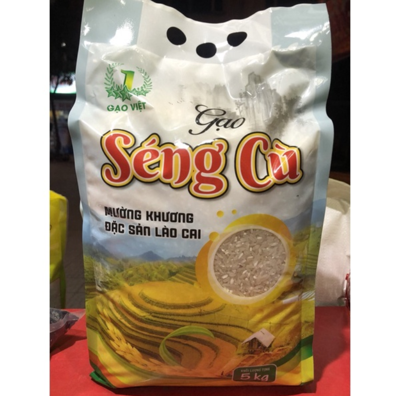 Gạo séng cù mường khương lào cai, cơm mềm dẻo, hương thơm ngát 5kg