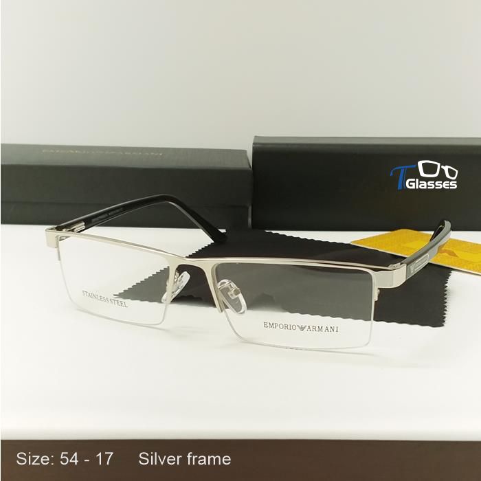 Gọng kính cận thị nam giới, Viễn, Lão, Cận thị Emporio EA005 - Size: 54 – 17 – 139