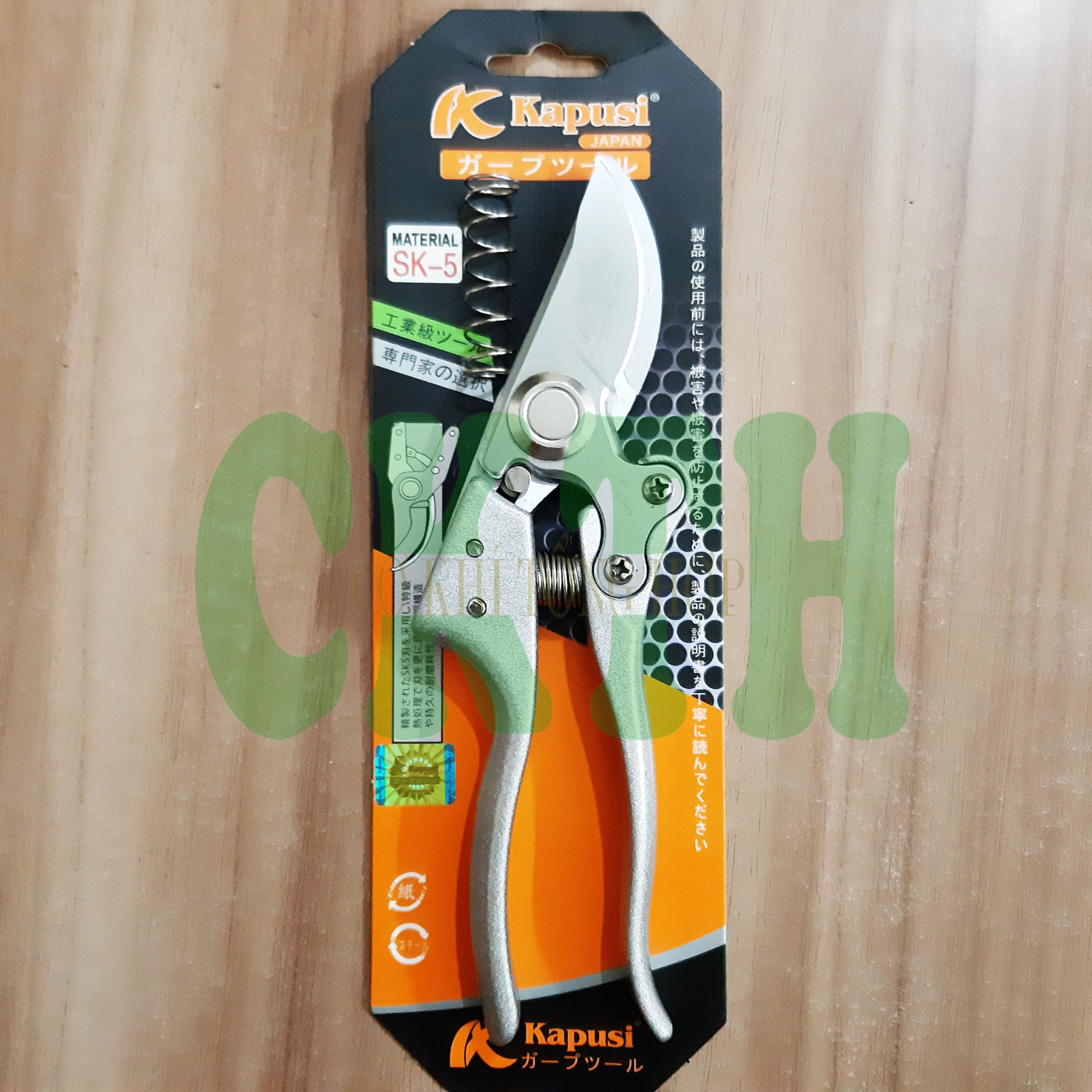 Kéo cắt cành,kéo cắt tỉa cây cảnh kapusi tặng lò xo dự phòng