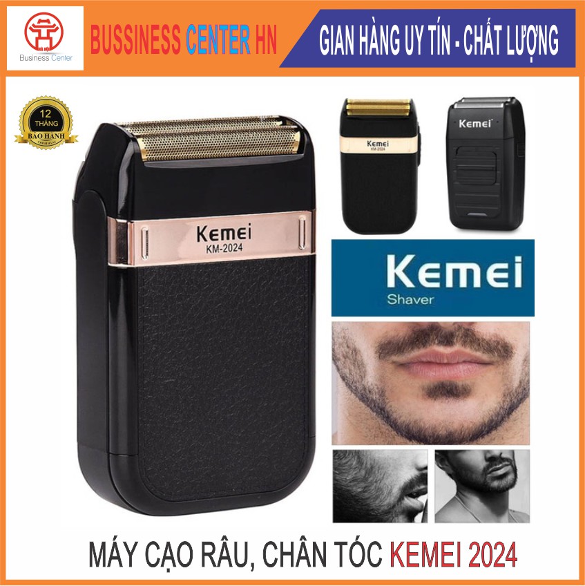Máy cạo râu kemei 2024 chuyên nghiệp - cạo chân tóc