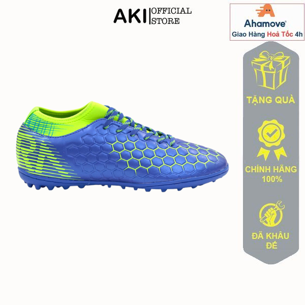 Giày đá bóng cỏ nhân tạo Mira Hunter Xanh Dương thể thao nam chính hãng phong cách - MH003