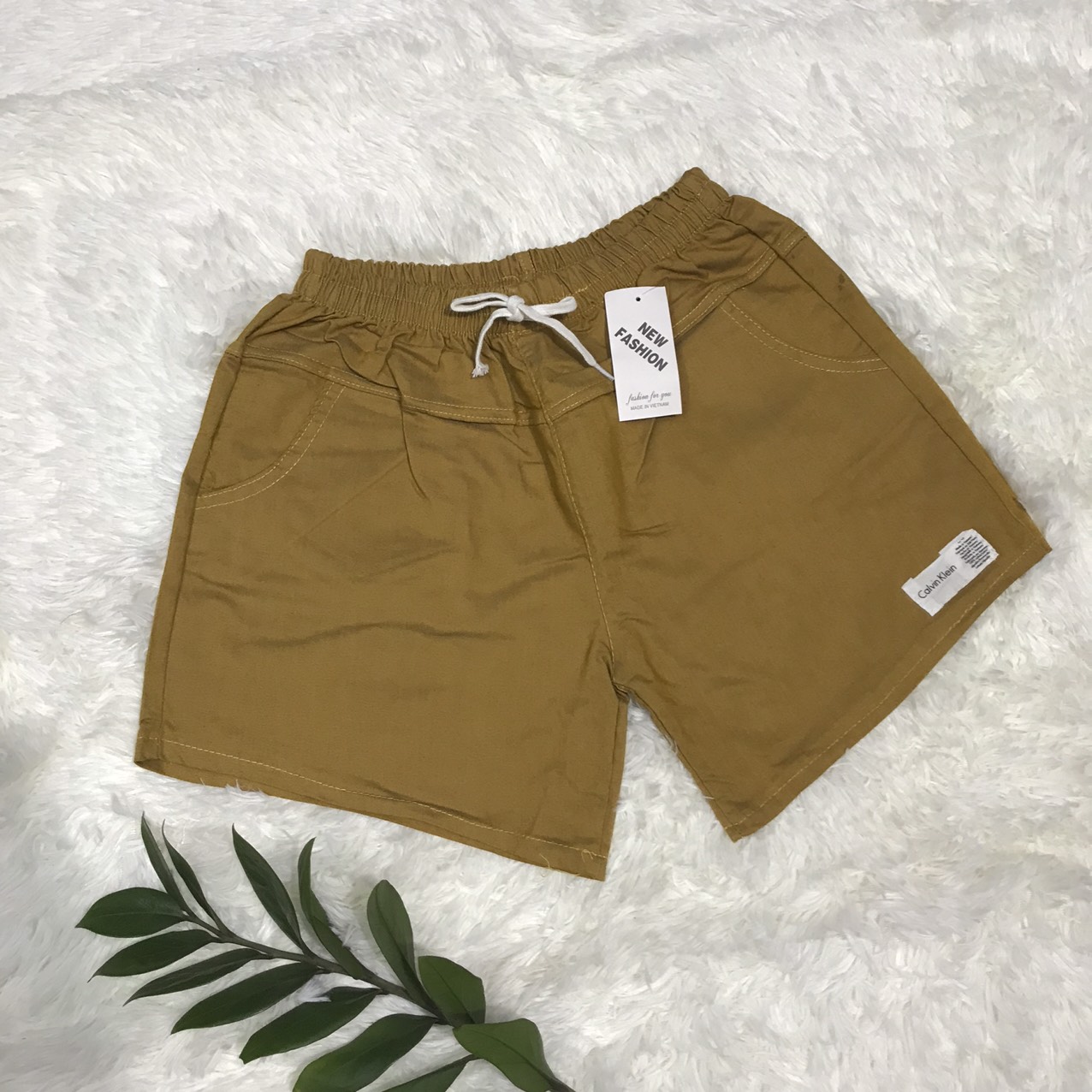 Quần short kaki nữ lưng thun - quần short kaki co dãn - quần short thời trang nữ nhièu màu