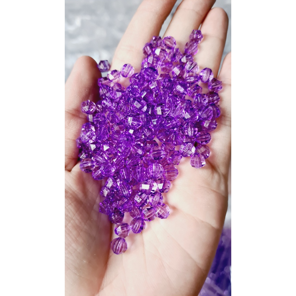 Hạt cườm góc mới 6mm làm rèm trang trí handmade