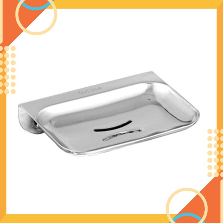 Khay đựng xà bông cục Inox 304 treo tường