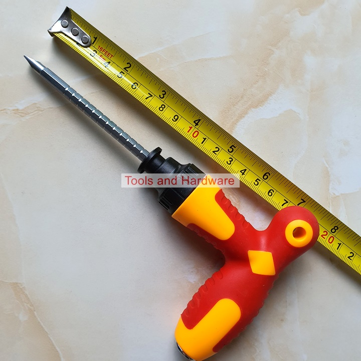 Tuốc nơ vít chữ T nhiều nấc Đài Loan có 2 đầu 2 cạnh, 4 cạnh, chiều dài tối đa 25cm  - Tua vít đổi đầu nhiều nấc thay đổi chiều dài linh hoạt dụng, tô vít, vít bake, Tuốt nơ vít nhật, tuốc nơ vít xịn