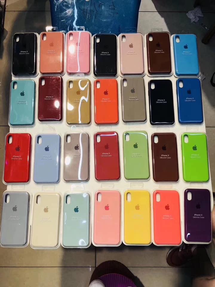 Ốp lưng silicon apple cho iphone 6/6plus 7/7plus 8/8plus x/10 / 7/8 - siêu bền không bám bẩn