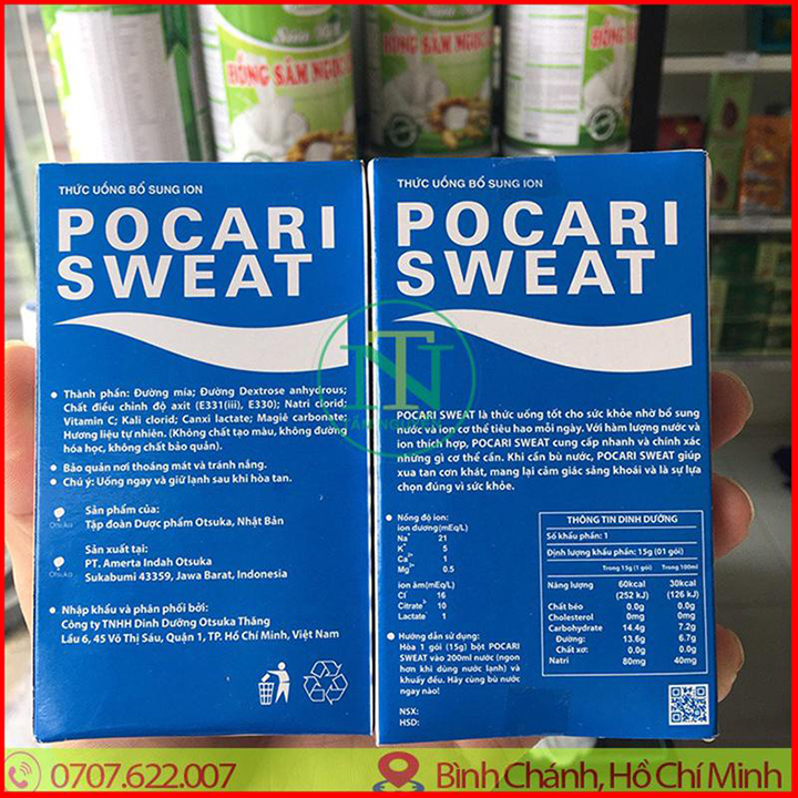 Thức uống bổ sung Bột Pocari Pocari Sweat Ion dạng bột 5 gói - NMOL