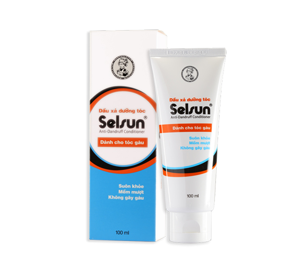 Dầu xả dưỡng tóc Selsun 100ml giúp tàu mềm mượt, giảm gàu, hết ngứa