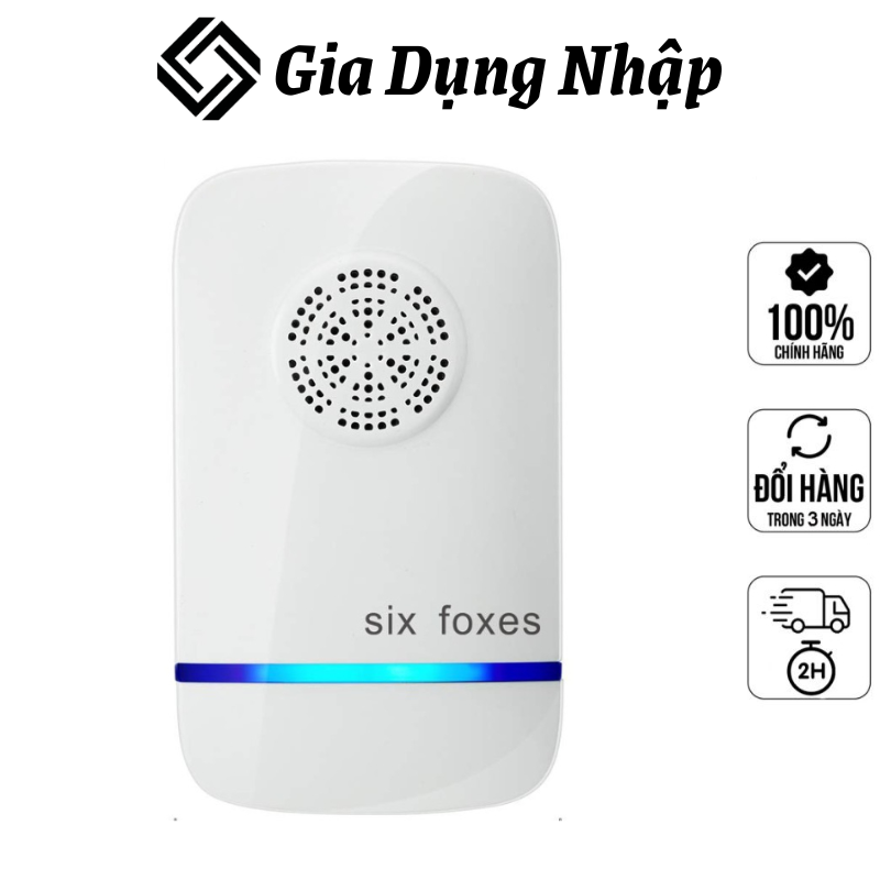 Máy đuổi muỗi, chuột, côn trùng, gián, bọ, thạch sùng bằng sóng ion âm, máy đuổi muỗi ultrasonic, hiệu quả, an toàn, nhập đức, bh 12 tháng