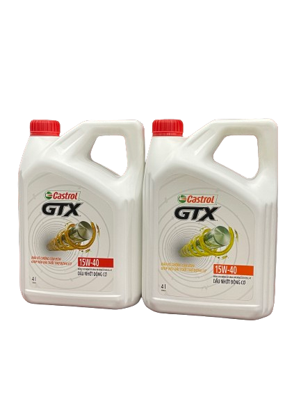 Dầu nhớt động cơ castrol gtx 15w-40 4l