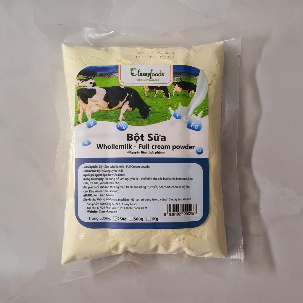 Bột sữa Classyfoods 250gr