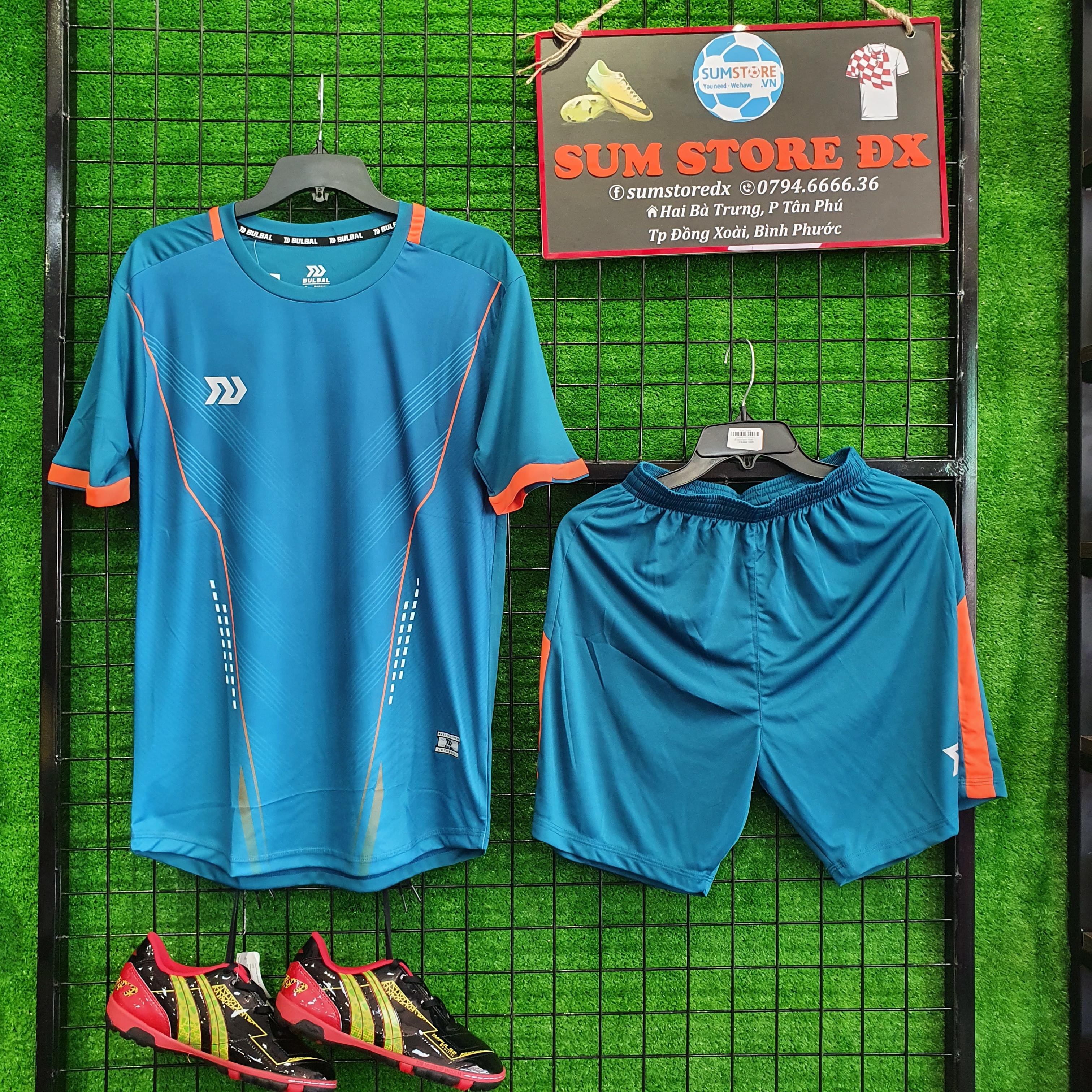 Bộ Đồ Đá Banh –  Áo Bóng Đá Không Logo Bulbal Zinas Xanh Nhớt