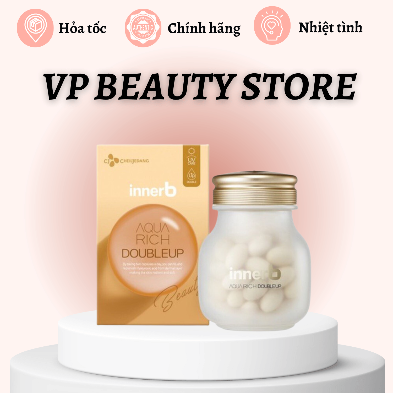 Viên cấp nước innerb aqua rich doubleup 70v