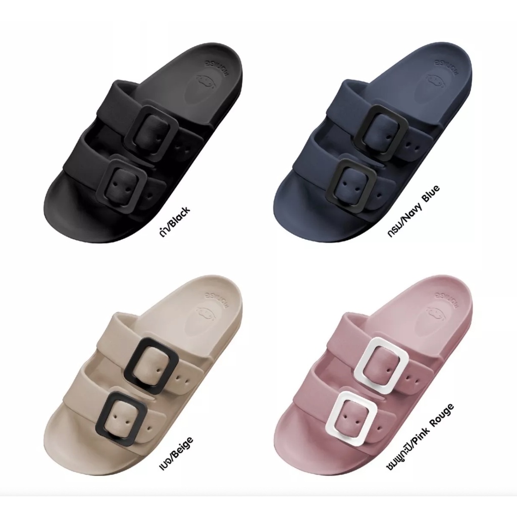 Dép thái nhập khẩu dép unisex nhựa đúc hai quai monobo - moniga 9ls