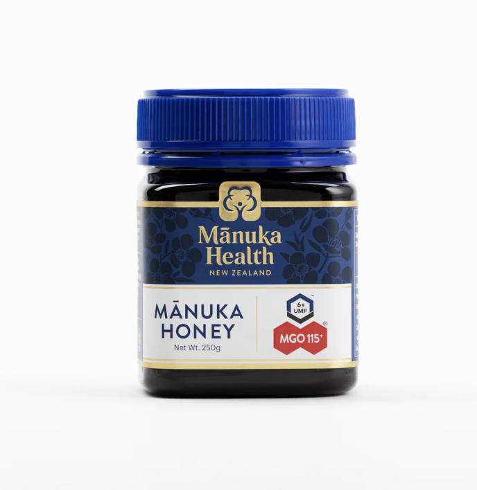 MẬT ONG MANUKA HONEY Manuka Health MGO 115 UMF 6+, New Zealand, 250g