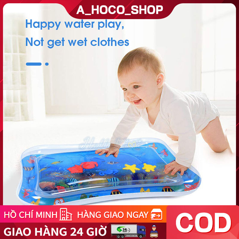 Thảm Nước Bơm Hơi Đệm Em Bé Đệm Chống Rò Rỉ Đệm Phun Vui Nhộn Thảm Chơi Dưới Nước Cho Trẻ Mới Biết Đi Trung Tâm Vui Chơi Hoạt Động Cho Trẻ Em & Trẻ Sơ Sinh Đồ Chơi