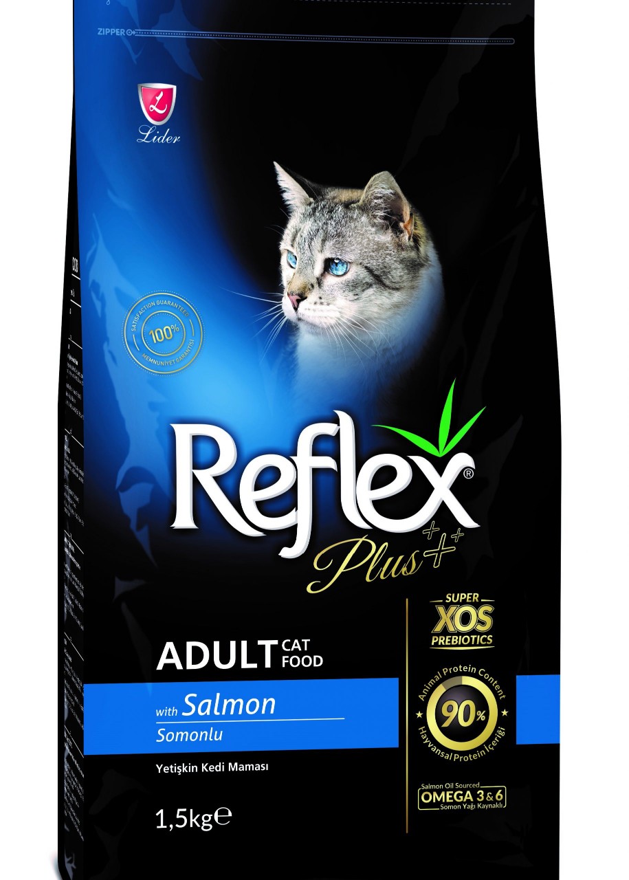 Reflex Plus Adult Cat Food Salmon -Reflex Plus Vị Cá Hồi 1.5kg