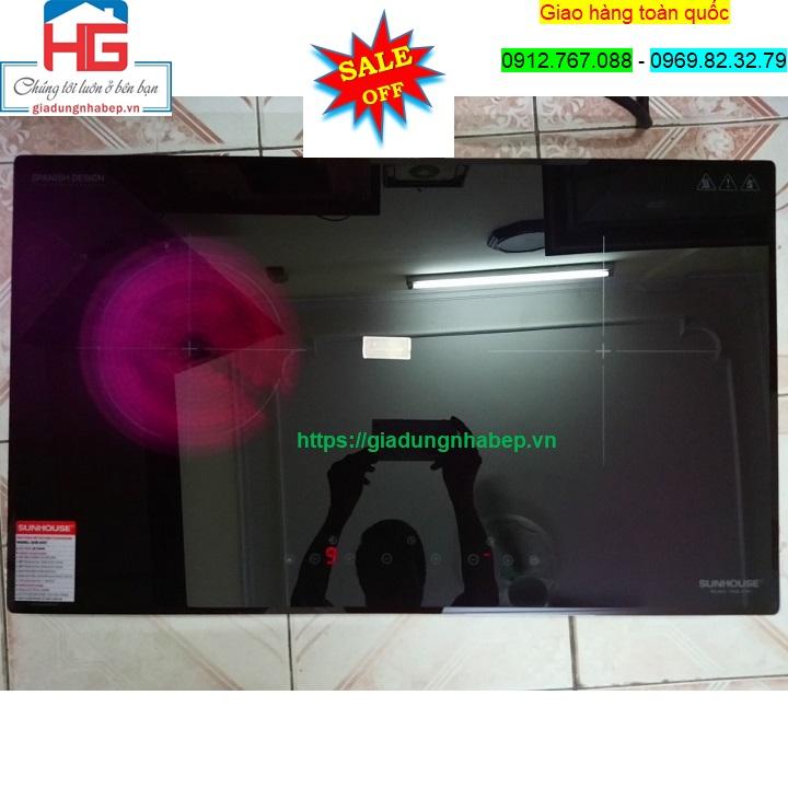 Bếp đôi từ hồng ngoại sunhouse shb-ei01