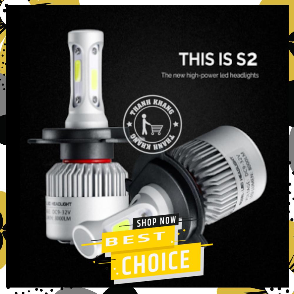 [HCM]Bộ 2 đèn pha led Thanh Khang 3 chân H4 3 tim-headlight 36w siêu sáng gắn xe máy và ô tô (Ánh sáng trắng)siêu phẩm chống nước 001000028