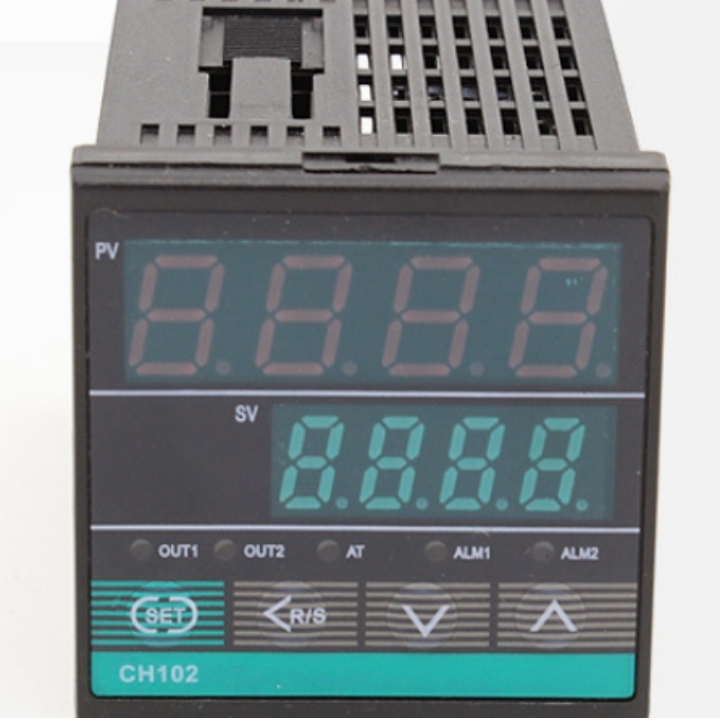 Đồng hồ nhiệt độ REX-CH102 out RELAY+SSR kích thước 48x48 điện áp 80-240VAC điều chỉnh nhiệt độ đến 1300
