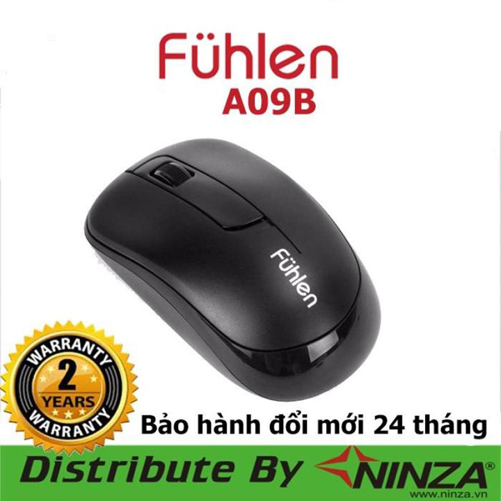 Chuột không dây Fuhlen A09B - sản phẩm chính hãng của Ninza bảo hành 24 tháng