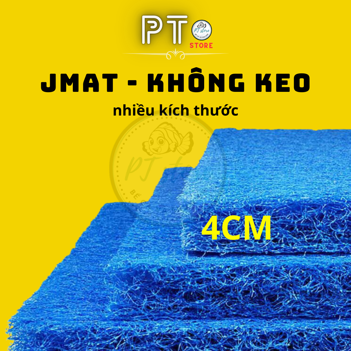 Jmat không keo, bùi nhùi lọc nước bể cá, lọc nước bể cá koi.