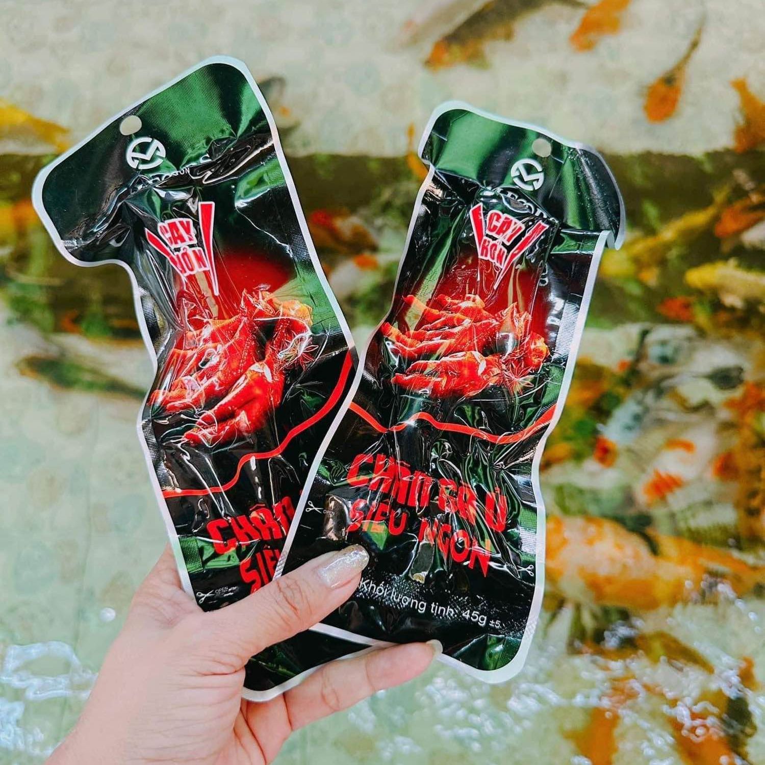 Combo 20 chân gà ủ Việt Nam CMFOODS siêu to 45g siêu ngon