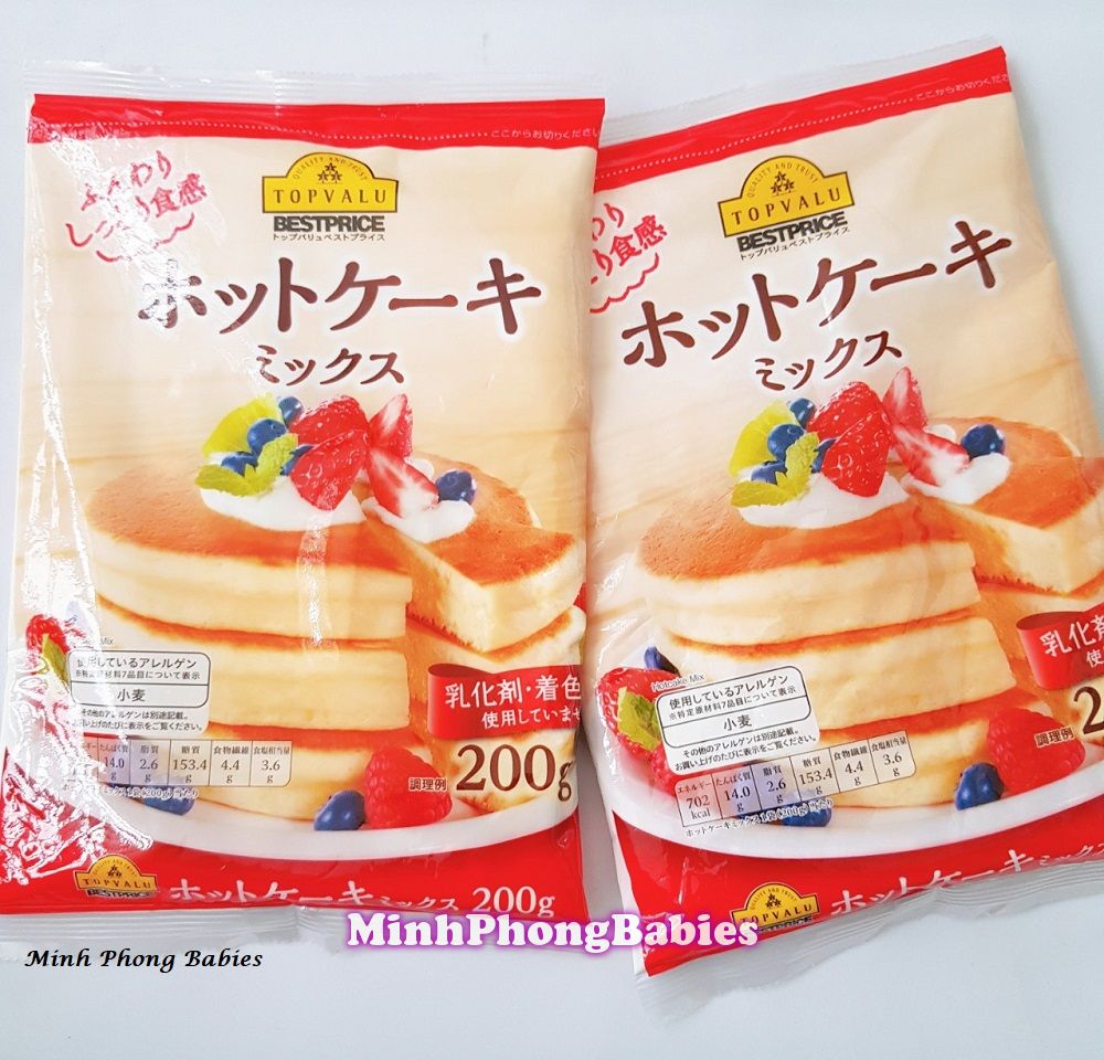 Bột làm bánh Hotcake Mix Topvalu Nhật Bản