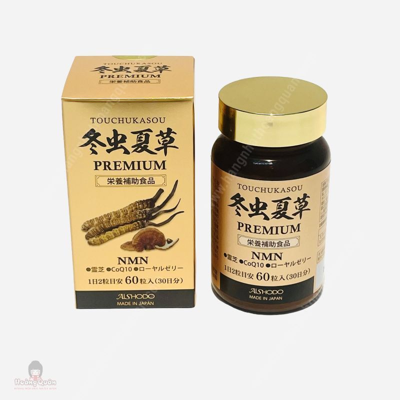 Viên uống đông trùng hạ thảo nmn touchukasou - hàng nội địa nhật