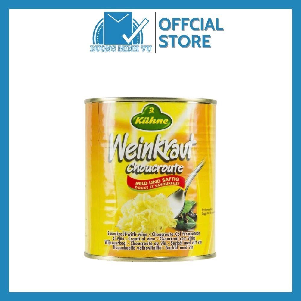 Bắp cải muối Kuehne Sauerkraut 810g