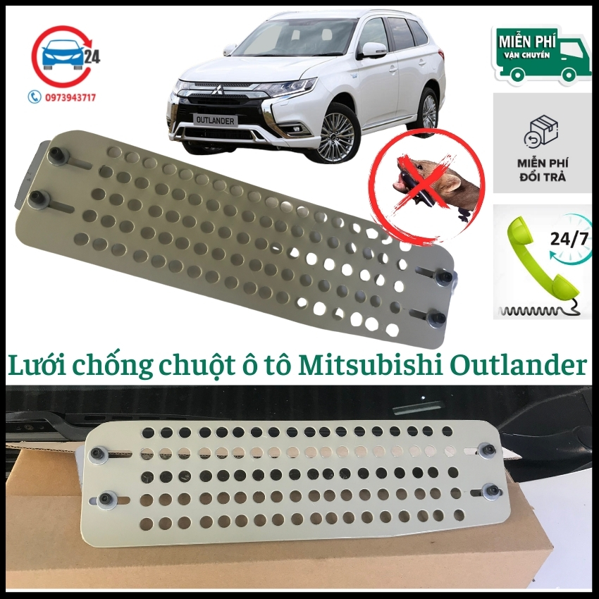 [BÍ MẬT] Lưới Chuột Ô tô Mitsubishi Outlander, Tấm Chống Chuột Ô Tô Outlander bền, đẹp, chuẩn zin xe.