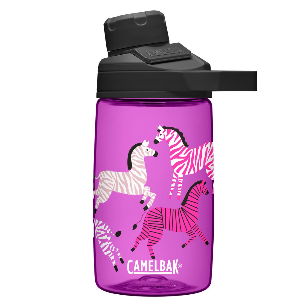 Bình Nước Trẻ Em Camelbak Chute Kids 400ml - Ngựa vằn tím Purple Zebra