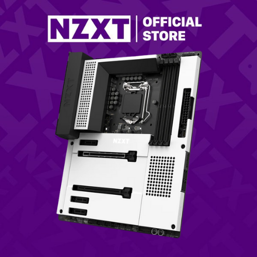 Bo mạch chủ nzxt n7 - z590 motherboard màu trắng