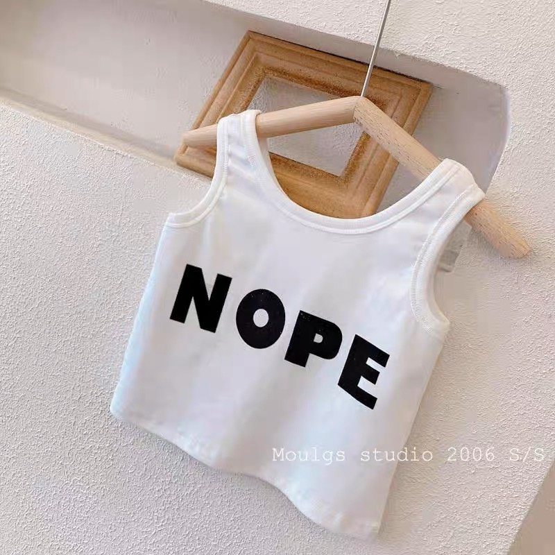 Áo croptop bé gái hml nope năng động khỏe khoắn chất zip co dãn mềm mát mùa hè
