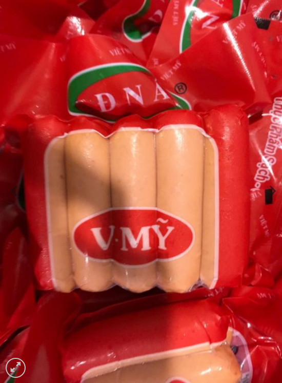 Xúc xích đông nam á gói 500g