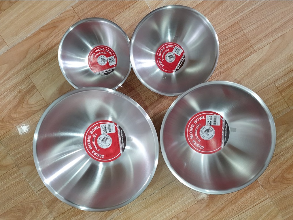 Thau Trộn Inox Zebra - Size 18cm-30cm