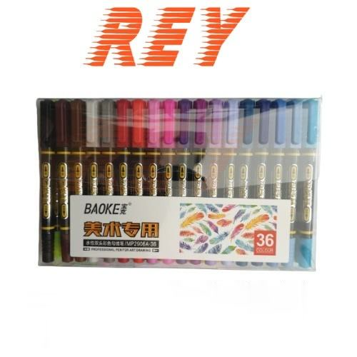 Professinal pen for art drawing - hộp bút lông màu 2 đầu chuyên nghiệp baoke | mp2906a
